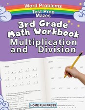 3rd Grade Math Workbook Multiplication and Division: 3, 4, Test...