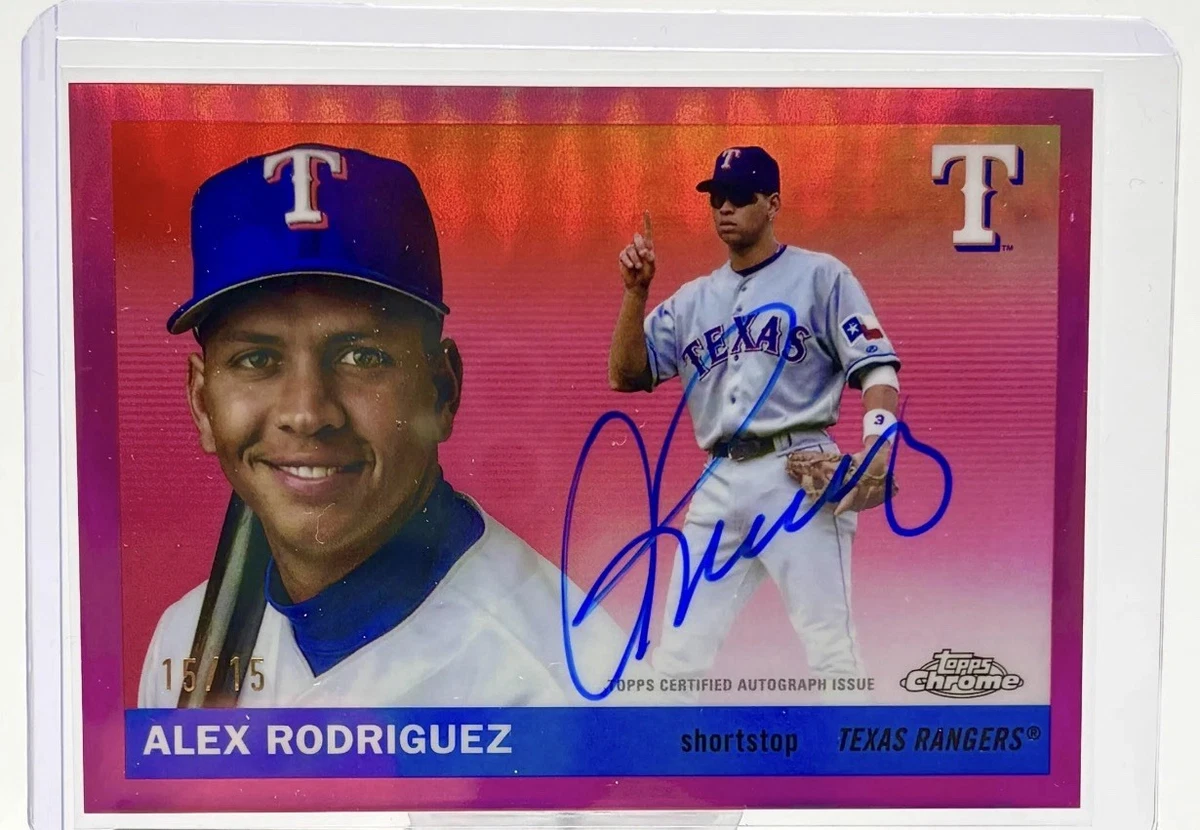 Topps Alex Rodriguez Serial Numbered Baseball Sports Trading Cards 