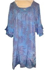 Naif Dress Womens  Blue Floral Size L
