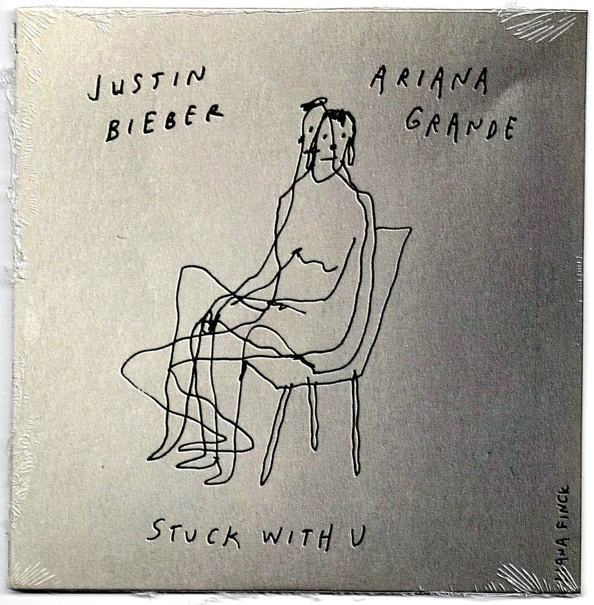 ARIANA GRANDE & JUSTIN BIEBER stuck with u CD SINGLE Alternate