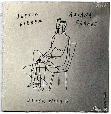 ARIANA GRANDE & JUSTIN BIEBER stuck with u CD SINGLE Alternate