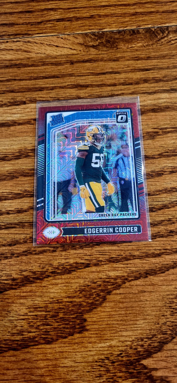 2024 Donruss Optic #231 Edgerrin Cooper Red Mojo