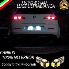 LUCI TARGA A LED ALFA ROMEO 159 5 LED CANBUS 6000K NO AVARIA T10 W5W