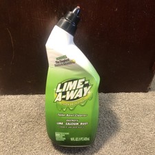 Lime-A-Way THICK GEL FORMULA Toilet Bowl Cleaner Lime Calcium Rust 16oz