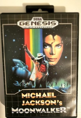 Michael Jackson's Moonwalker (Sega Genesis, 1990)CIB Complete - Authentic Tested