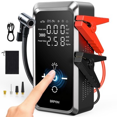 7000A 12V Starthilfe mit Luftkompressor Reifenfüller Autobatterie Booster NEU