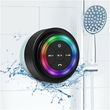 Pro Shower Speaker Upgraded Certified IPX7 Waterproof Bluetooth Speaker, 8W...