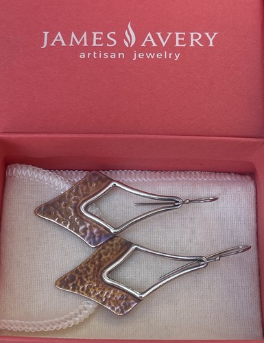 Ganchos para orejas etruscos de cobre esterlina retirados James Avery - Imagen 3 de 10