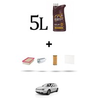 Hoffcar Servicekit 4 Filter Und 5L ÖL FüR VW Golf IV (1J1 1J5) 1.9 TDI 66KW D