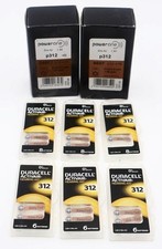 Lot of 160 Hearing Aid Batteries Size 312 Duracell PowerOne