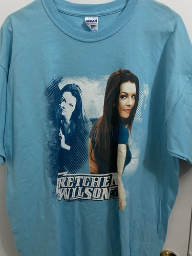 Gretchen Wilson Tour 2008 Blue T-Shirt Double Sided Short Sleeve Size XL GILDAN - Bild 3 von 10