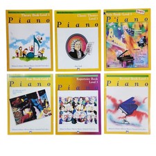 Alfred's Basic Piano Library Level 3 Beginner Lessons Song Books Music Set Lot