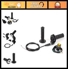 Twist Throttle Accelerator Handle Grips & Cable Set with Kill Switch for Mini Bi