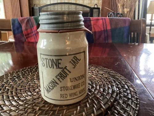 Vintage Red Wing Collectors Society 1983 Mason Fruit Jar