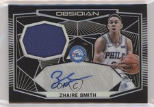 2018-19 Panini Obsidian Rookie Jersey Prizm 23/75 Zhaire Smith #RJ-ZSM Auto pe8