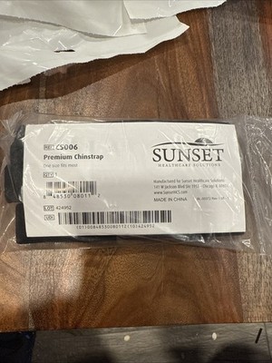 Sunset Premium Sleep Apnea CPAP Chinstrap CS006 New In Sealed Package One Size