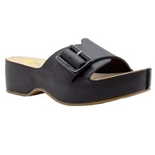 Women's Volatile Footwear Buckle Slide Sandal - BERTHA Casual Summer Shoe