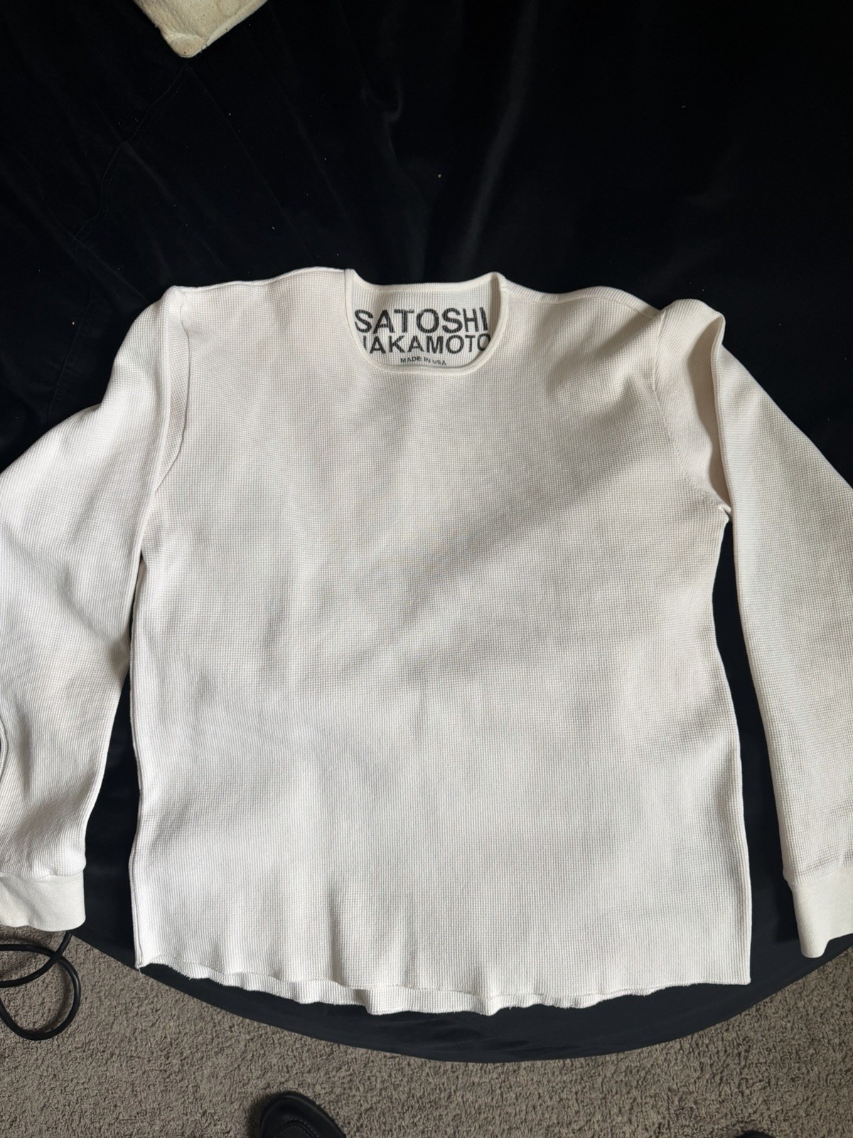 SATOSHI NAKAMOTO LUKE THERMAL SHIRT - Size LARGE  NWT