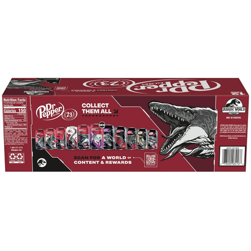 Dr Pepper Soda Pop, 12 fl oz, confezione da 12 lattine - Foto 3 di 7