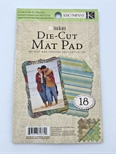 K & Company Die-Cut Mat Pad-Sea-glass-4.75 x 6.75 - Mat 4x6 Photo’s Instantly!