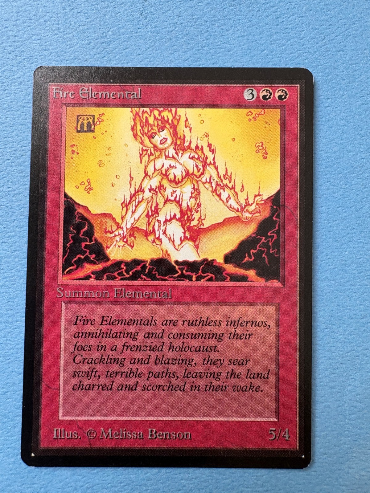 MTG Beta Edition, Fire Elemental! 1993 Vintage Magic!