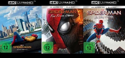 Spider-Man Trilogie - Homecoming/Far From Home/No Way Home 4K Ultra HD # UHD+BD