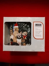 Lang ~ Unleash Joy Dog Ceramic Coffee Mug/14 oz/Dishwasher Safe/Art Wrapped  NEW
