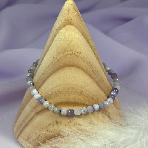 Pulsera de cuentas de jade lavanda 4,5 g SN54760 - Imagen 2 de 4
