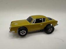 Vintage Auto World Slot Car HO Studebaker Avanti Olive Gold
