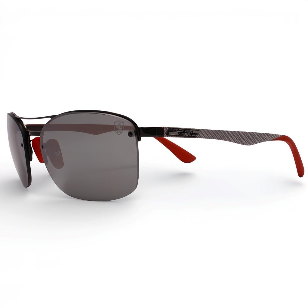 Ray-Ban Scuderia Ferrari Collection RB 3617M Black Mirror Silver Mens Sunglasses image 2