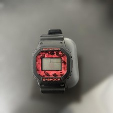 G-SHOCK x BAPE DW-5600VT Limited 1000 Red Camo Collab Watch, 20ATM, New