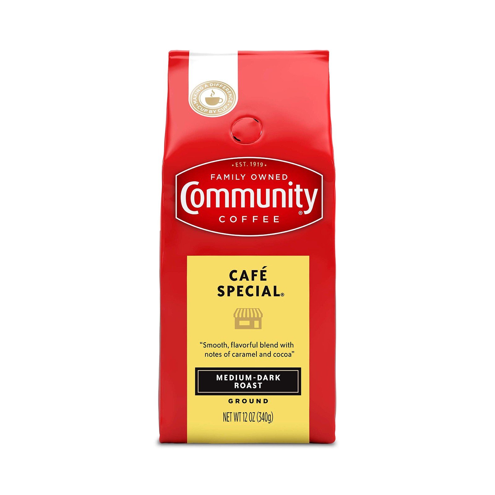 Community Coffee Caf&eacute; Special Blend, Ground Coffee, 12 Ounc