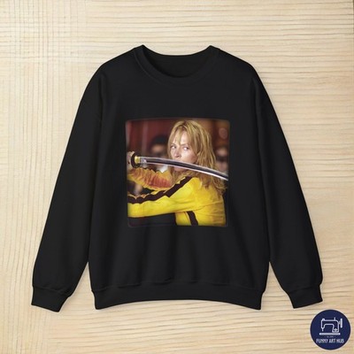 Kill Bill Bride In Yellow Tracksuit Sword Unisex Sweatshirt