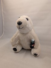 Coca-Cola Polar Bear Plush Collectable With Coca-Cola Bottle 1993 Vintage NWT