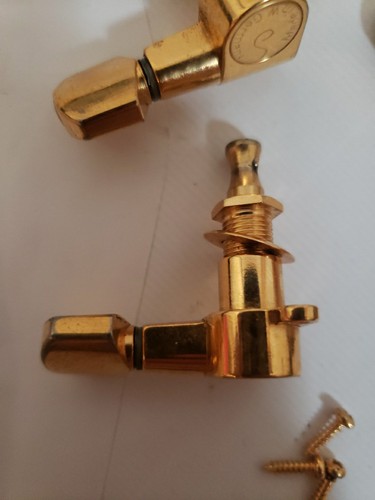 Schaller Tuner Machine Heads In Line - Bronze - Made In Germany - Picture 3 of 3