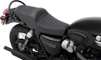 Z1R Predator III Seat Black Classic Stitch Triumph Bonneville T100 T120