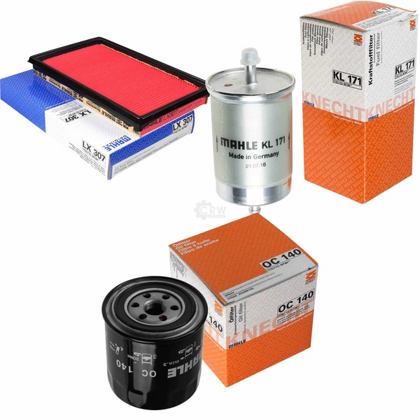 Mahle / Knecht Kraftstofffilter KL 171 Luftfilter LX 307 ÖLfilter OC 140-image