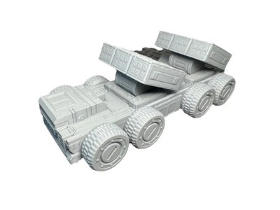 Raketenwerfer Transport Sci-Fi Scharmützel Spiele Streuland 28mm 3D gedruckt