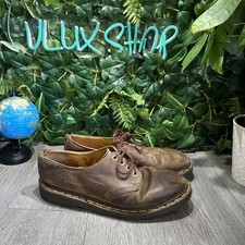 Dr Martens Vintage 1561 Made In England Oxfords Brown Leather Mens US 11 UK 10