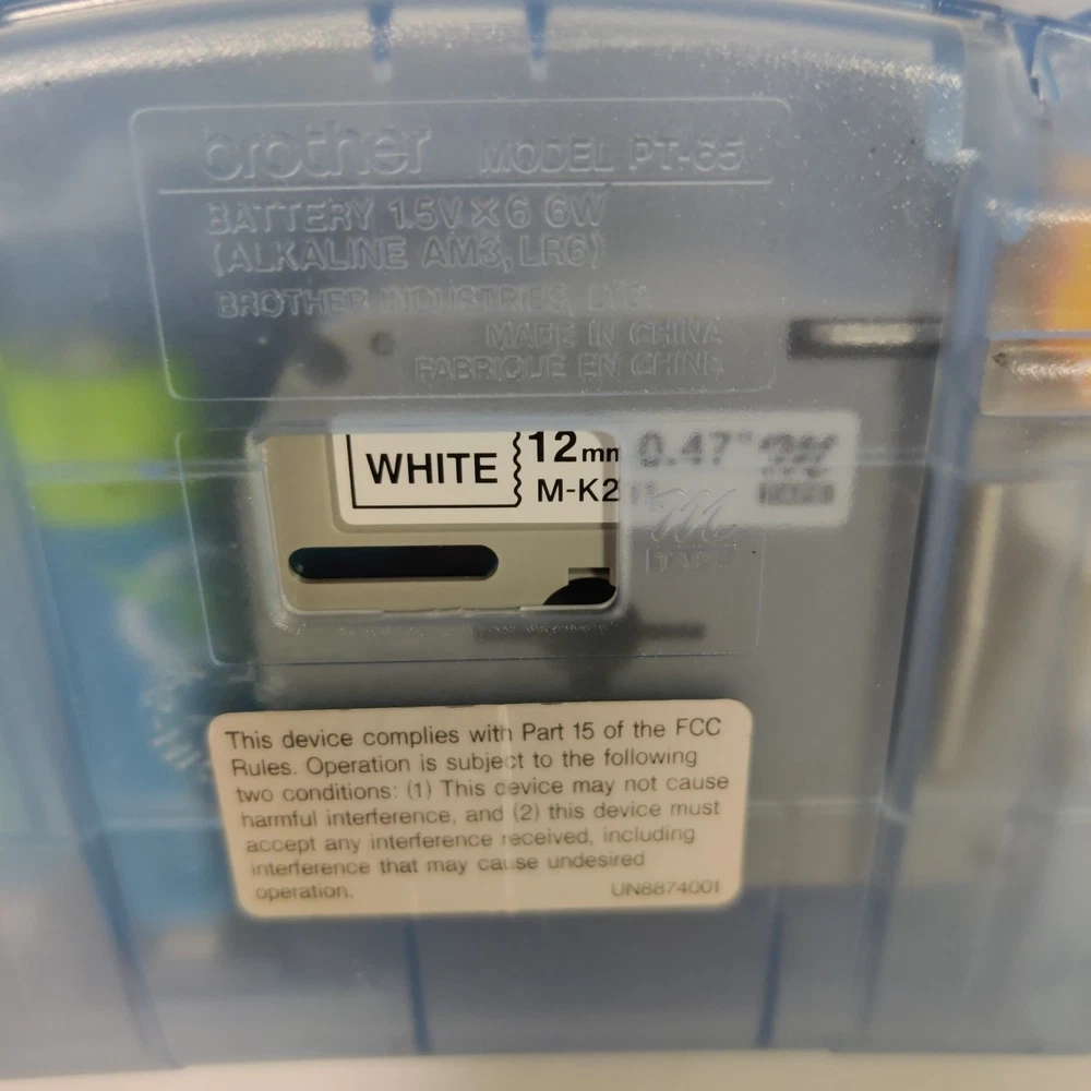 Brother PT65 P-Touch Handheld Label Maker with LCD Screen Tested and Working