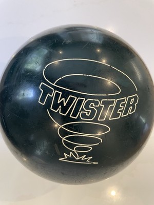 Brunswick Twister Urethane Bowling Ball 12lb Vintage Green Crown Logo