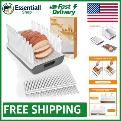 Multi-Function Bread Slicer with Crumb Collection Tray - Perfect for Gifts