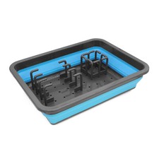 Collapsible Dish Rack Drainer Drying Bowl Kitchenware Camping Caravan Portable