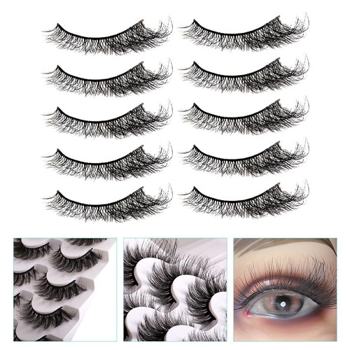 Eye Beauty Lashes Fake Eyelashes Curly Fake Lashes Women Makeup Supplies - Picture 6 of 10