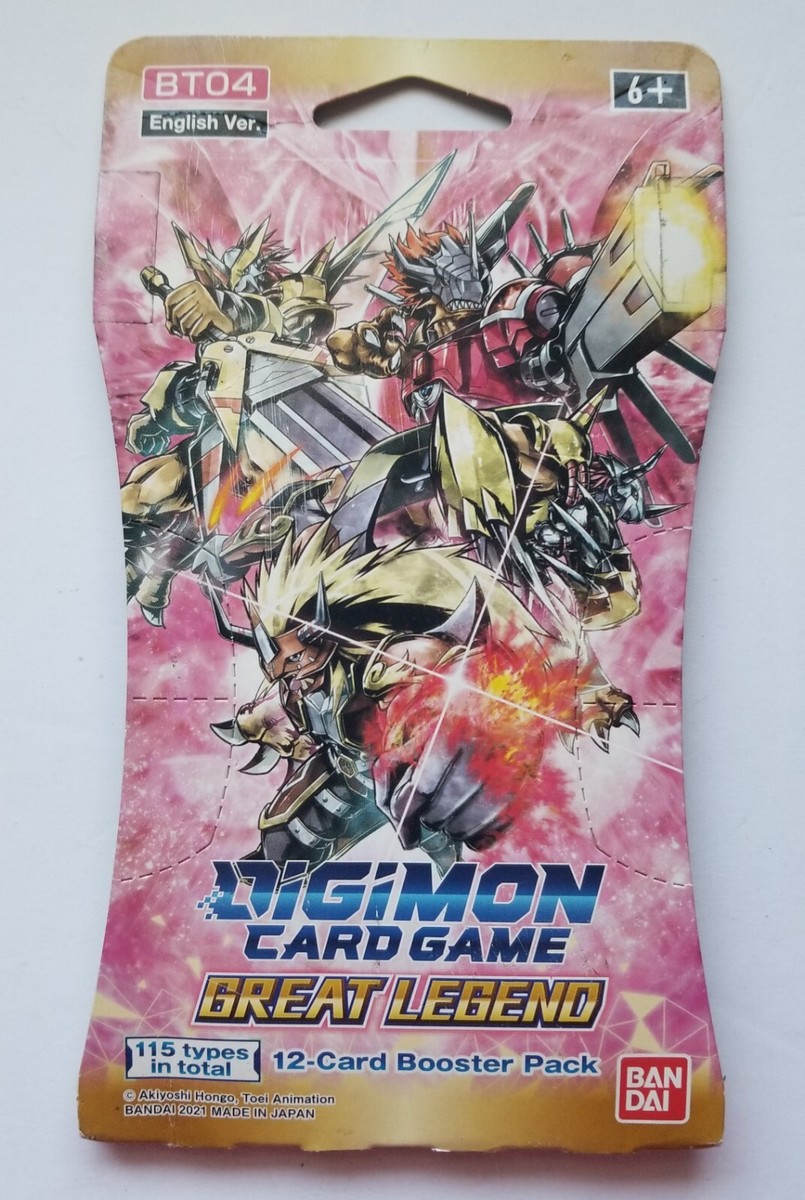 digimon great legend booster box english Amazon.com: TCG 12 Card Pack Digimon Version 4.0 : Toys & Games the display offers plenty of opening potential Digimon Version 4.0 Great Legend