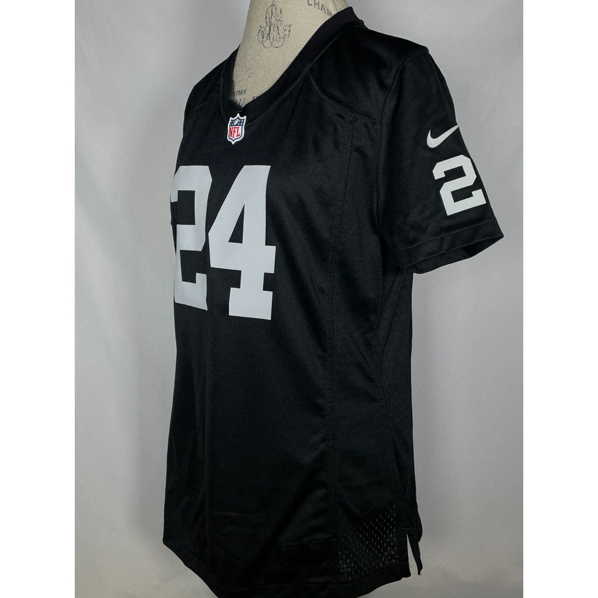 Marshawn Lynch #24 Oakland Raiders NFL NIKE Black Game