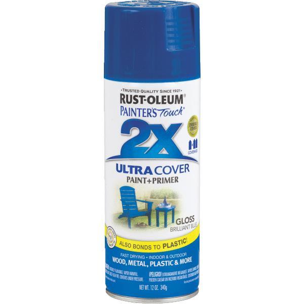 6)-Brilliant Blue RustOleum Painter´s Touch 2X Ultra Cover Spray