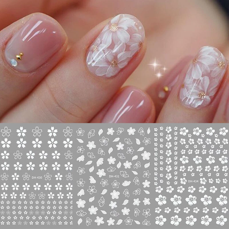 LV Brand 3D Nails Art Sticker