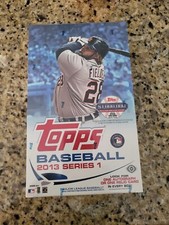 2013 Topps Series 1 Baseball Hobby Sealed Box - 1 Auto or Relic Per Box