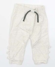 George Baby beige gestreifte Baumwollmischung Jogginghose Gr&ouml;&szlig;e 6-9 Monate